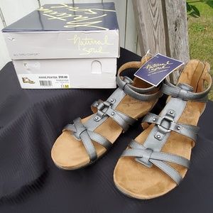 Natural Soul gladiator sandals, Size 11--NWT